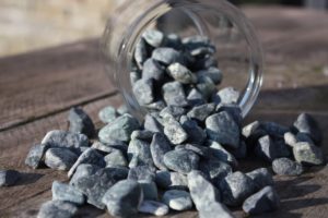 Pfefferminz Zierkies Blau-grün