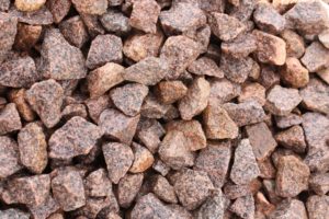 Granit Ziersplitt Porphyrrot