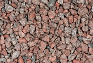 Granit Ziersplitt Porphyrrot